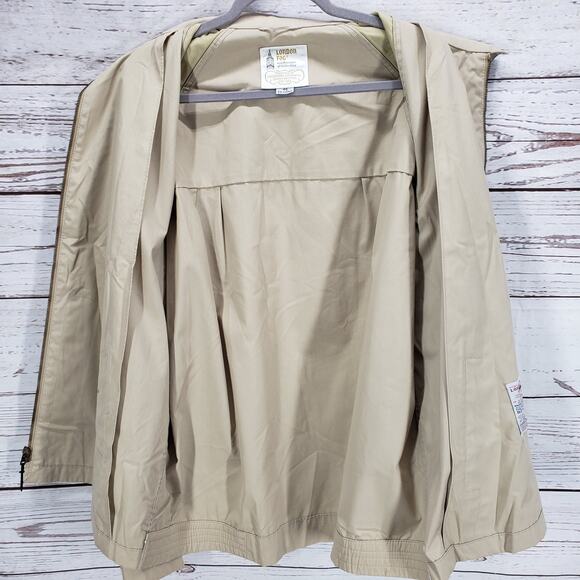 London Fog Weatherwear of Distinction Beige Zip Jacket Size 46 Ex-Long - Picture 3 of 12